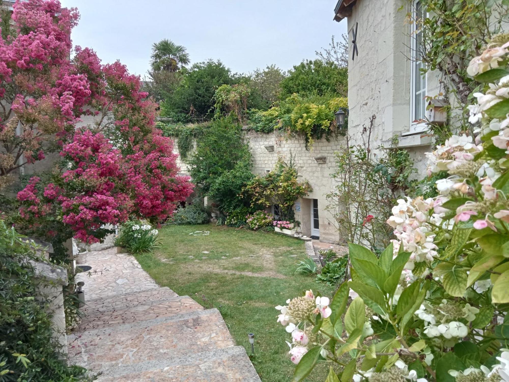 Villa Esprit Troglo Beaumont-en-Véron Exterior foto